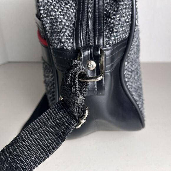 Vintage Givenchy Overnight Travel Bag Carry On Luggage Duffle Tweed Weekender - Picture 7 of 16